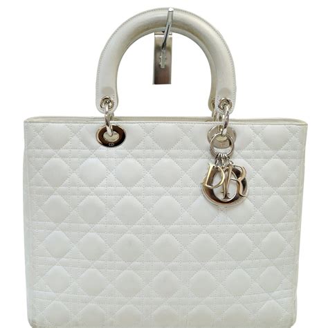 dior white purse|christian dior purse white.